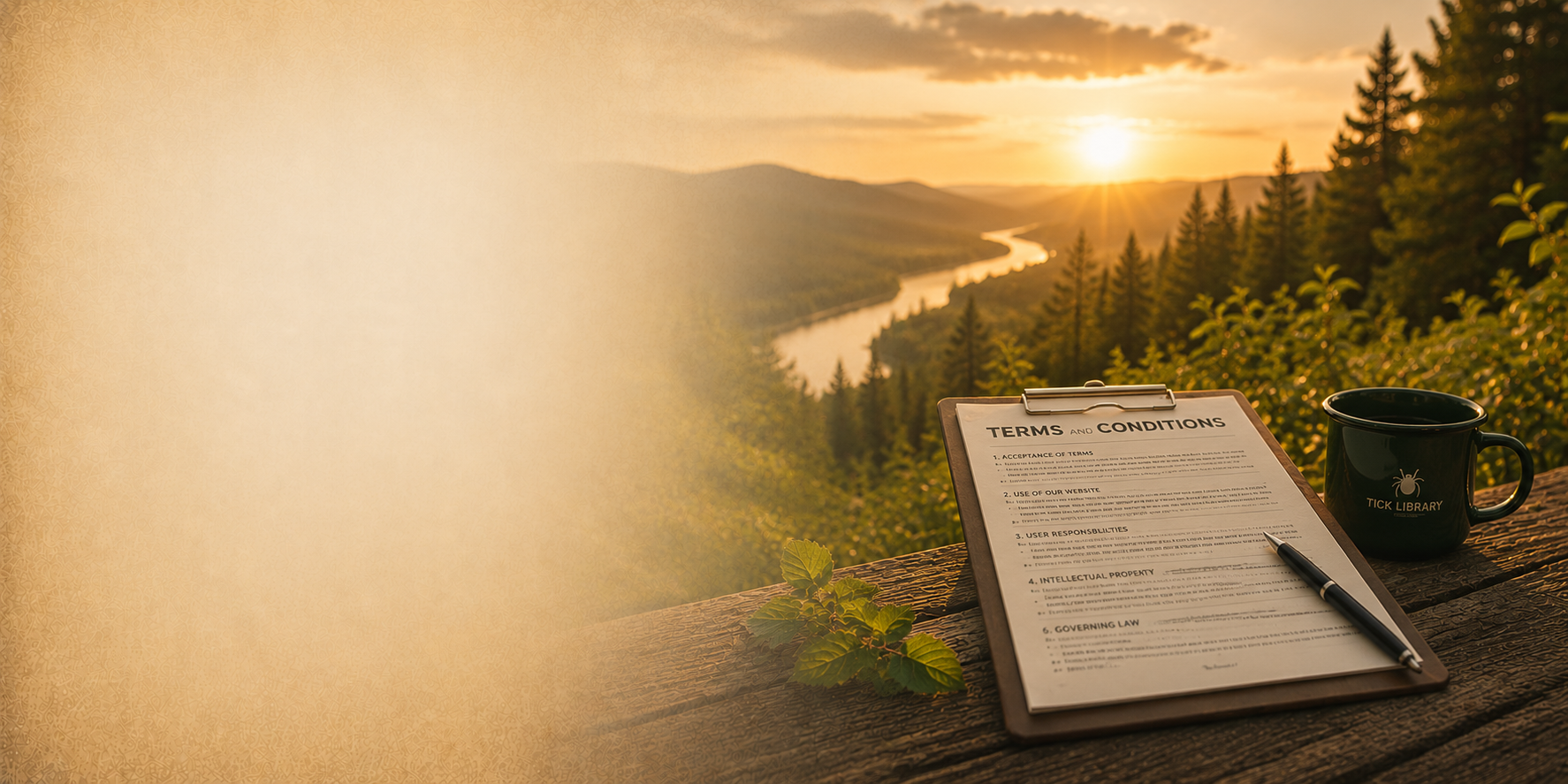 Terms and Conditions banner